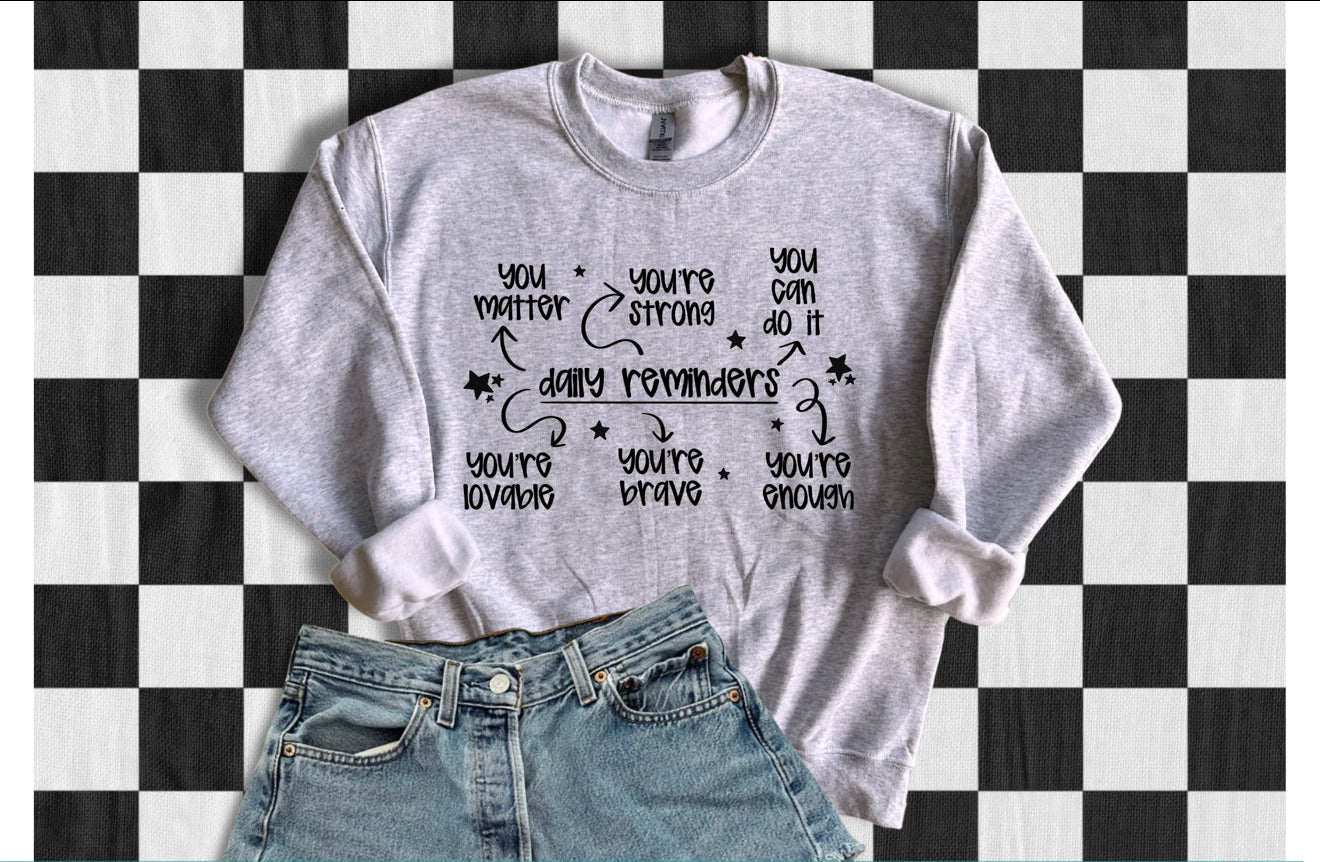 DAILY REMINDERS TSHIRT