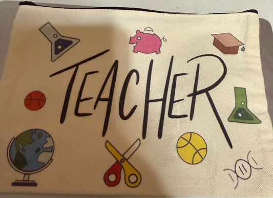 TEACHER ZIPPER POUCH (Copy)